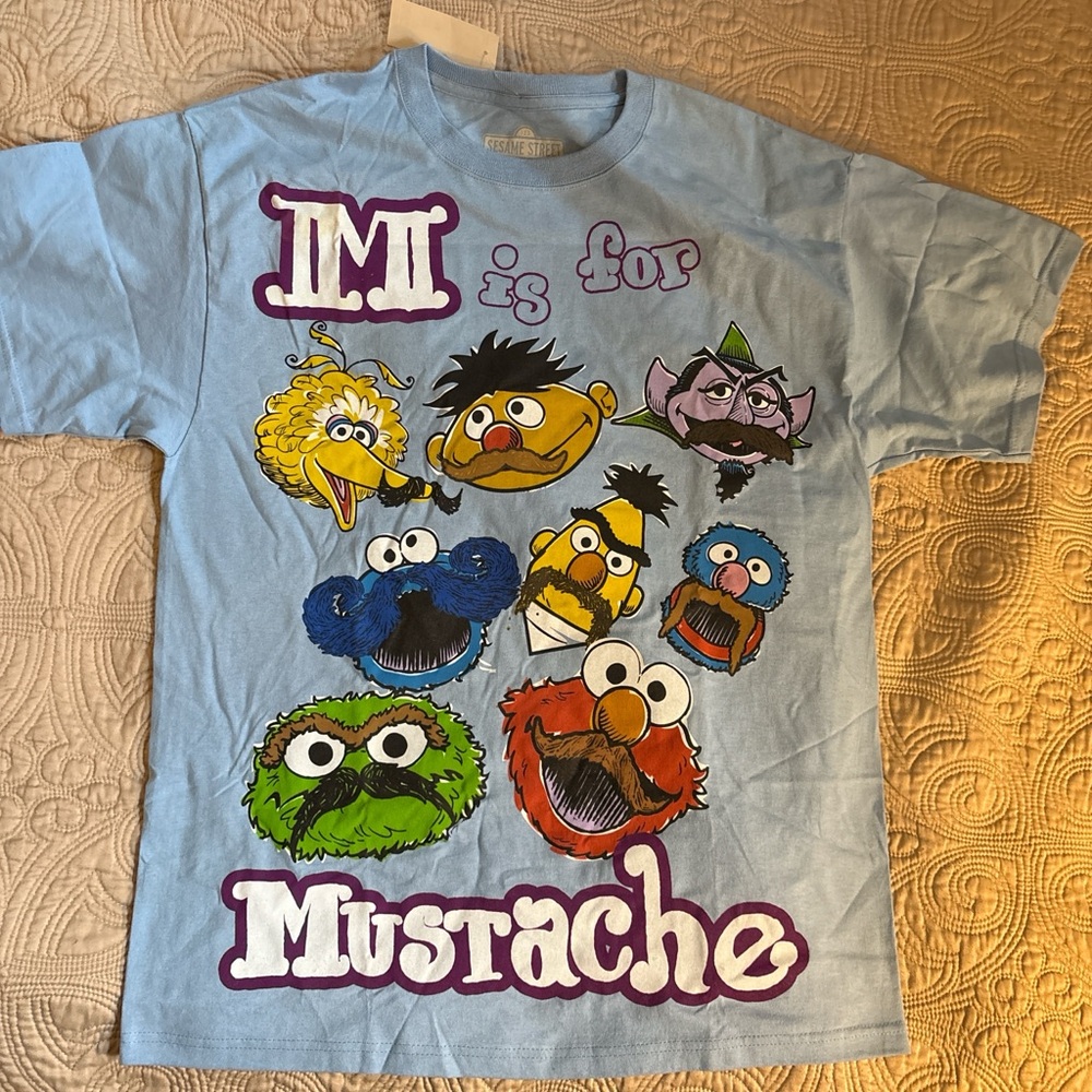 Sears Light Blue Sesame Street T-Shirt